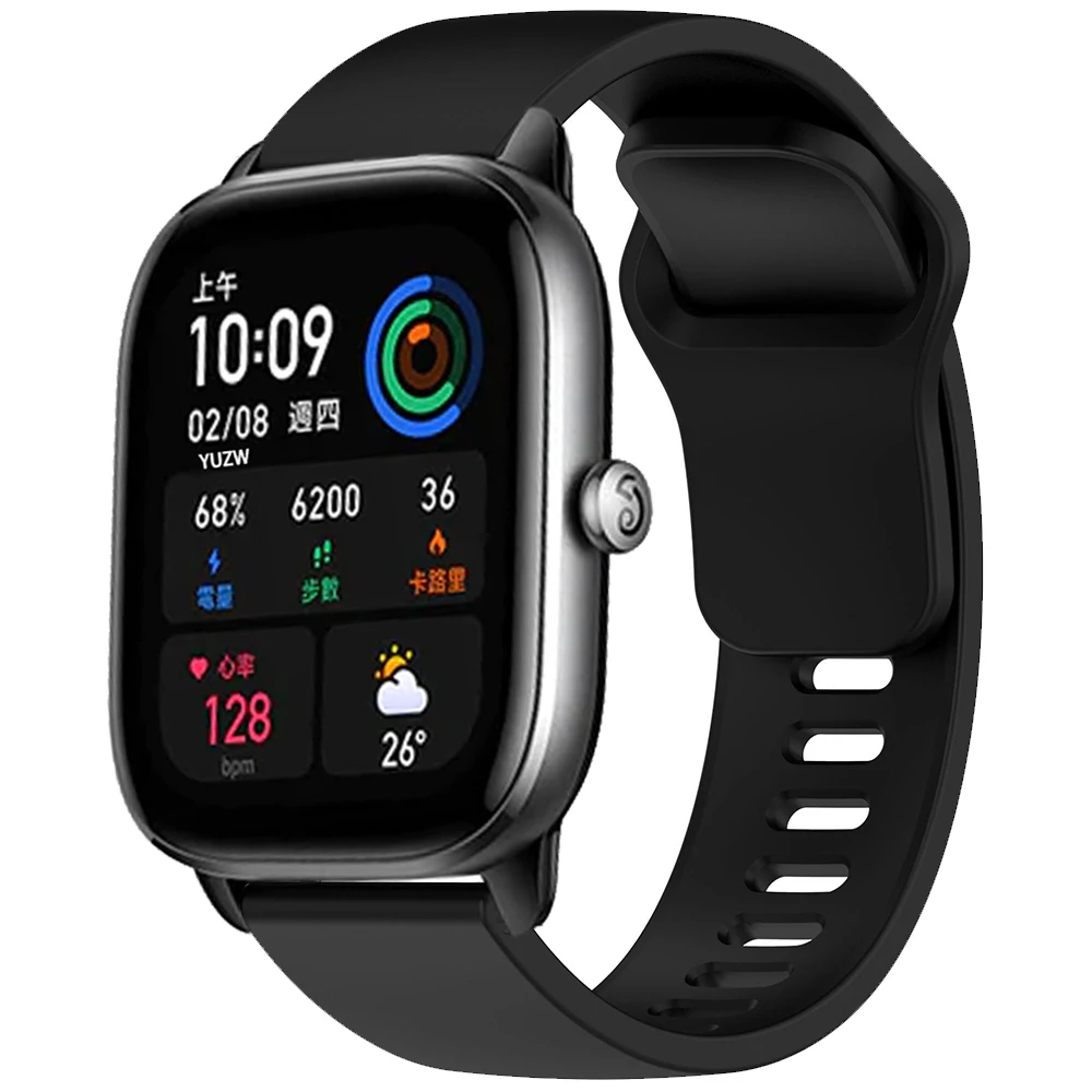 Correa de repuesto para Amazfit GTS 4/2 Mini GTS 3 bandas de silicona de Color 20mm 22mm correa de reloj Amazfit GTR 4 3 2 pulsera correas de reloj - imagen 5