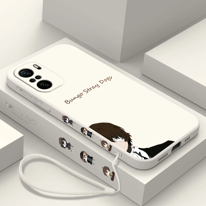 Funda de teléfono Bungo Stray Dogs para Xiaomi Redmi Note 13 12 12Pro 11 11S 11T 10S 10 Pro Plus 5G Liquid Left Rope - imagen 4