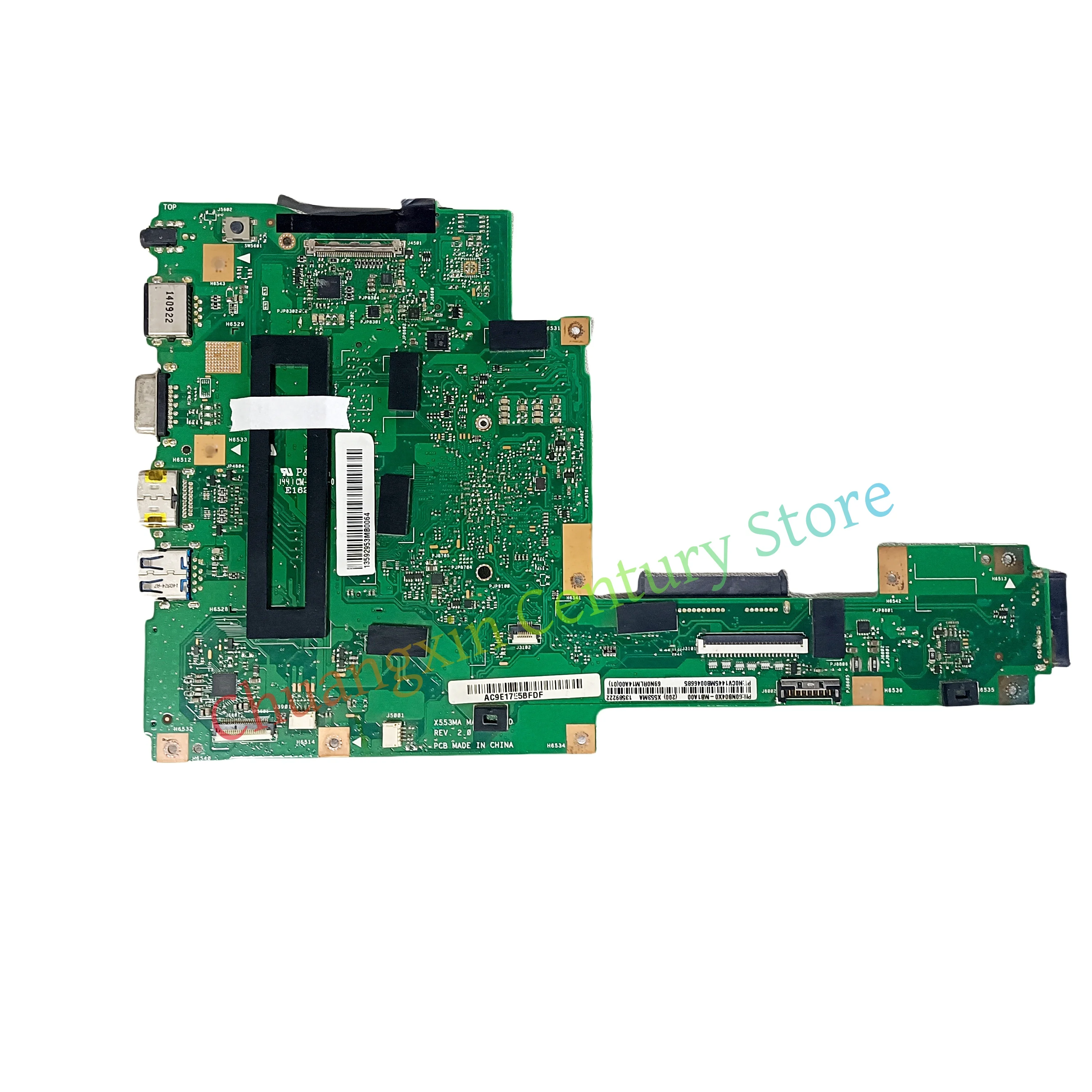 X553MA REV: placa base 2,0 para portátil Asus X553M K553M A553MA D553M F553MA con CPU N2830 N2840 N2940 N3530 N3540 prueba de 100% ok - imagen 2