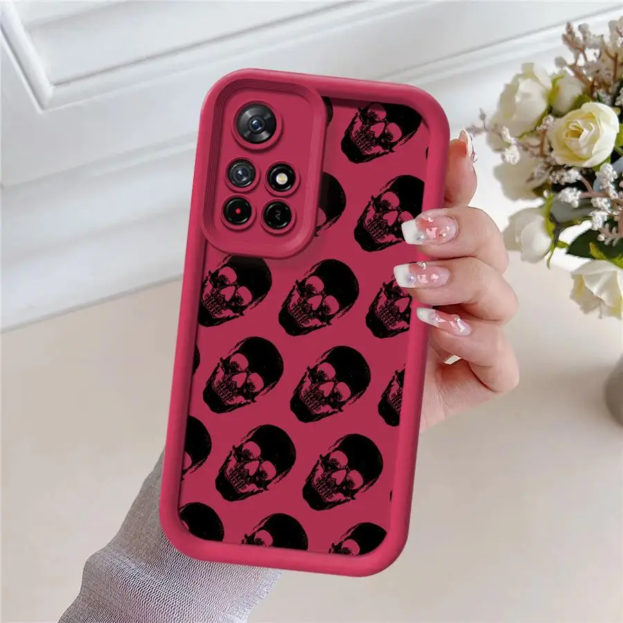 Funda suave de TPU para Xiaomi Redmi 10A 9A 9T 13C 14C A3 A5 12C 10C A2 A1 Plus 9C Skull Cool - imagen 5