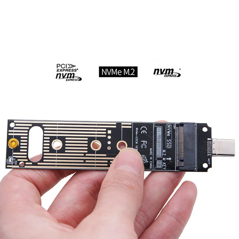 Disco duro M.2 NVME a USB 3,1, tarjeta convertidora, disco duro SSD a tipo C tipo A, adaptador extensible, tarjeta de expansión M.2 NVME