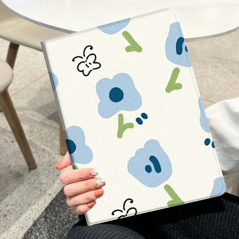 Flor de dibujos animados amor lindo para Xiaomi Redmi Mi Pad 2 4 5 6 6s 7 8 11 12,5 12,4 11,2 8,7 SE Pro Plus Max funda para tableta - imagen 2