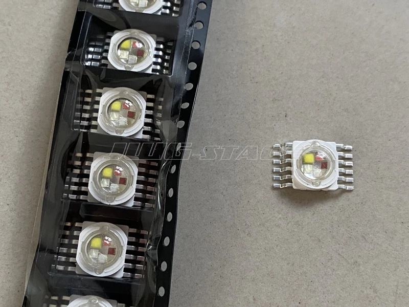 Chip Led RGBW 4 en 1, lámpara de fuente de luz para escenario, luz Par de cabeza móvil, 10w, lote de 10 unidades - imagen 3