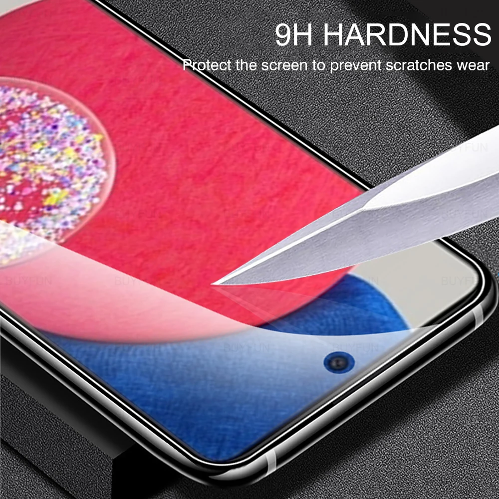 Protector de pantalla de vidrio templado para móvil, película protectora de cobertura completa para Samsung Galaxy A52, A52s, A53, 5G, M52, 5G, a 53, 2022, 9H, 4 unidades - imagen 5