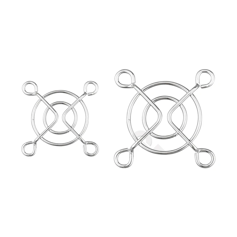 Gdstime Silver Metal Grill Finger Guard Protective Net Fan Grill 30/40/50/60/80/90/120mm Cooling Fan Grill DC Fan Safety Device - imagen 3
