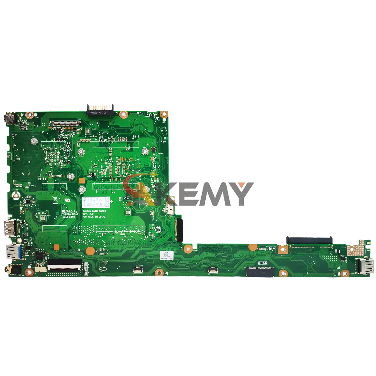 Placa base para ordenador portátil X407UB para ASUS VivoBook X407U X407UBR F407U X407UF A407U X407UB X407UAR X407UV Y4000U placa base I3 I5 I7 CPU - imagen 2