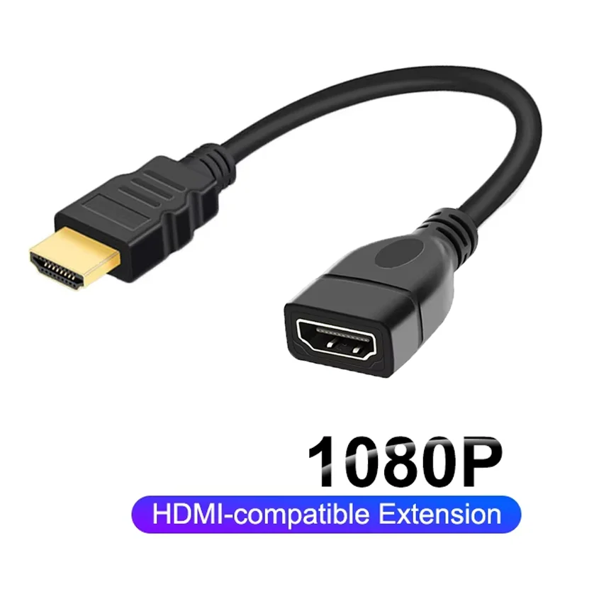 Cable compatible con HDMI 1080P 4K, Cable de extensión macho a hembra compatible con HDMI para Xbox, portátil, PC de escritorio, Monitor HDTV, proyector - imagen 2