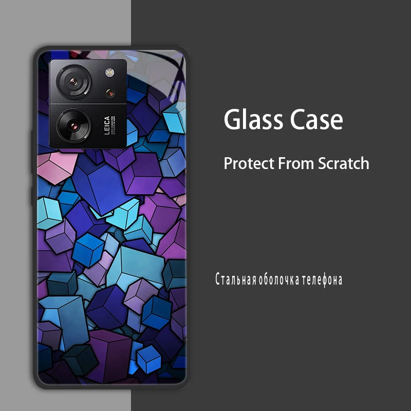 For Xiaomi 13T 13T Pro Case Cover Tempered Glass Case Hard Shockproof Coque Bumper For Xiaomi Mi 13T Pro Mi13T Pro Protect Case - imagen 3