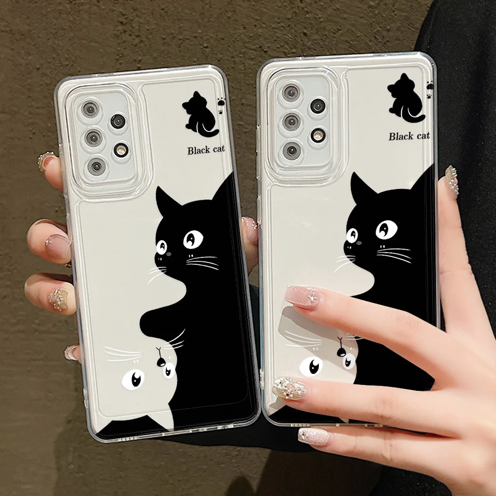 Funda de teléfono para Samsung A54 5G, Galaxy A55 A53 A52 A35 A34 A33 S24 Ultra S23 Plus S22 S21 S20 FE A32 A14 A13 A05, Fundas de TPU - imagen 5