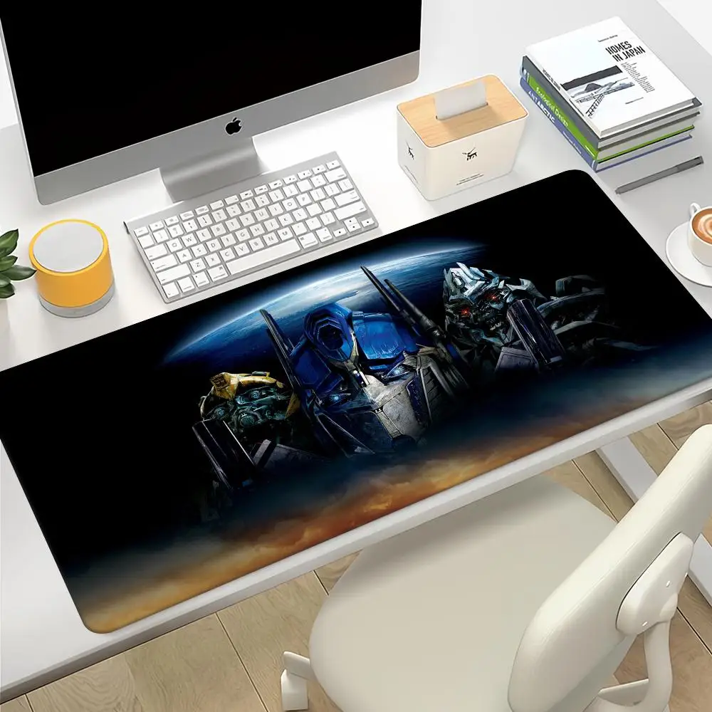 Alfombrilla de ratón de Transformers Autobot, accesorios grandes para juegos de ordenador, alfombrillas de escritorio, alfombra antideslizante para ordenador portátil, ratones suaves - imagen 2