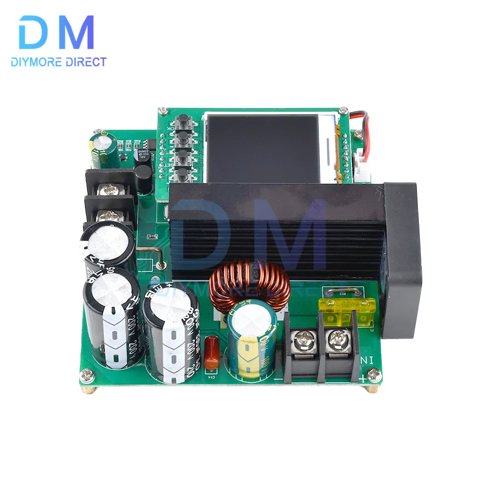 Pantalla LCD CNC de 900W y 15A, módulo de aumento de corriente constante, CC CV, entrada de 8-60V - imagen 2