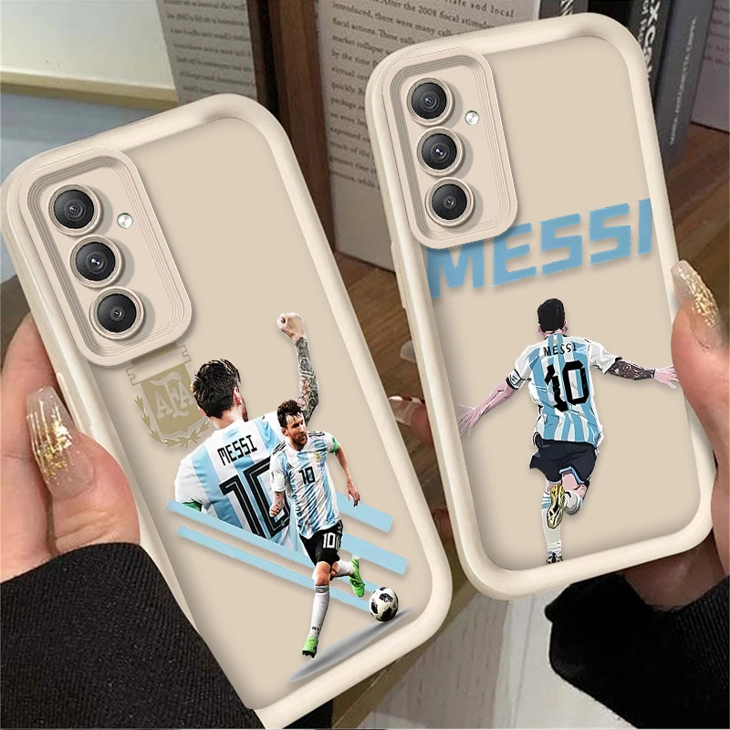 Funda de jugador de fútbol número 10 para Samsung Galaxy A54 A05 A05S A34 A24 A14 A53 A33 A23 A13 A52 A52S A32 A22 A12 A71 A51 A31 A50 - imagen 2