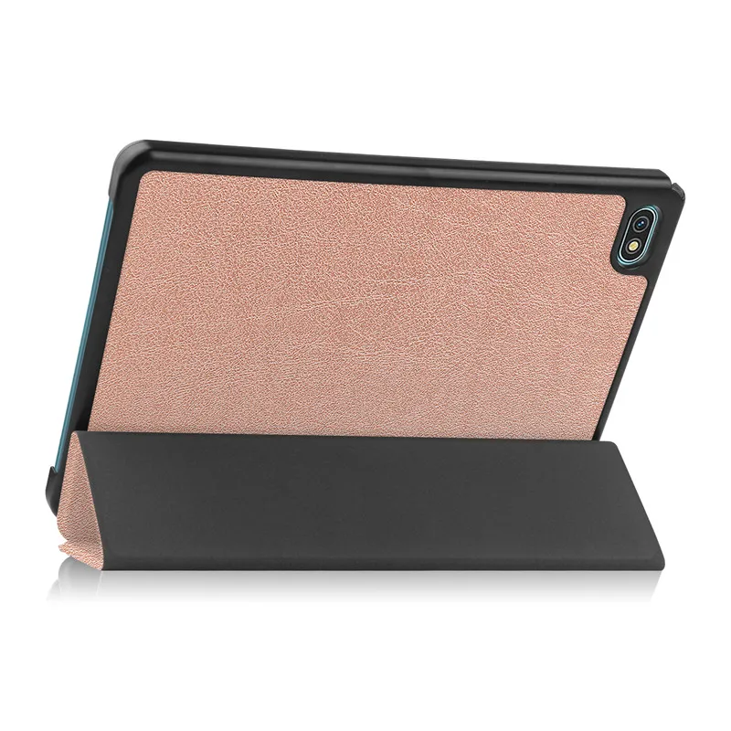 Funda de cuero con soporte magnético para Oscal Pad 10, Funda de 1 pulgada con tres pliegues, Funda inteligente para Coque Blackview Oscal Pad 10, Funda + bolígrafo - imagen 5