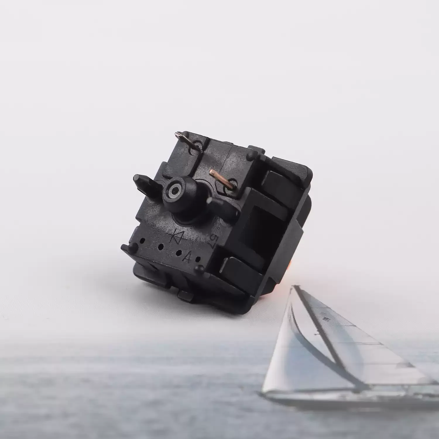 Cherry MX2A interruptor naranja Original V2 lineal de 5 pines para teclado mecánico para jugar interruptores MX accesorios de PC lubricados de fábrica personalizados - imagen 2