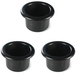 Portavasos Coche Universal para Autocaravana y Barco Negro