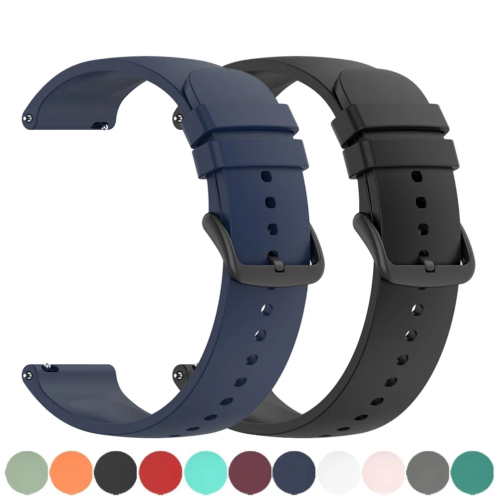 Correa de silicona de 20mm para Garmin D2 Air X10/Bounce/Vivoactive 6 5 3 pulsera de aproximadamente S40 S42 S44 S12 S50 S70 42mm