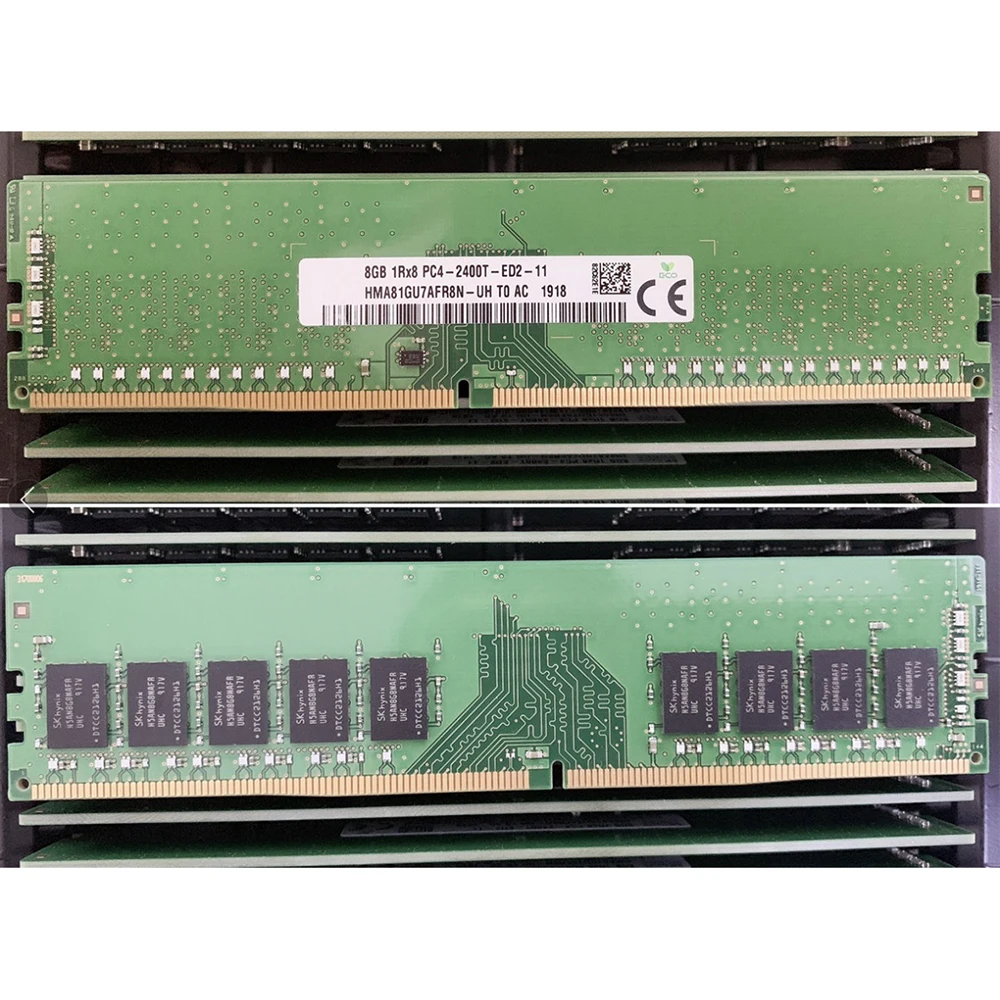 1 Uds. Para SK Hynix RAM 8G 8GB 1RX8 2400T ECC HMA81GU7AFR8N-UH - imagen 2