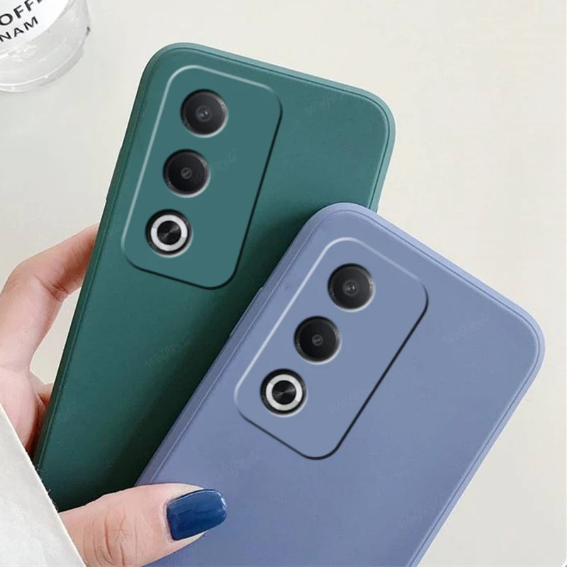 Para OPPO A3 Pro funda OPPO A3 Pro Capas teléfono parachoques trasero Original a prueba de golpes suave TPU silicona líquida Fundas OPPO A3 Pro - imagen 4