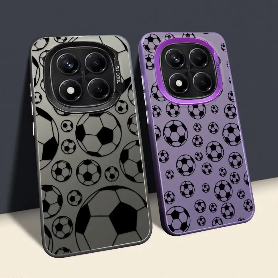 Funda para Xiaomi Redmi Note 13 12 11 11s 9s 10s 10Lite 14 Pro Plus 12s funda trasera para teléfono divertido fútbol
