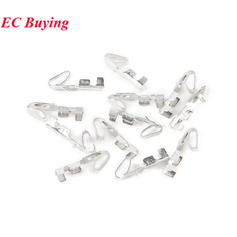 500 uds/100 Uds KF2510 KF 2510 KF2510-T conector de Terminal PCB de engarzado de cobre de paso de 2,54 MM carcasa hembra conexión de espaciado 2,54 - imagen 5