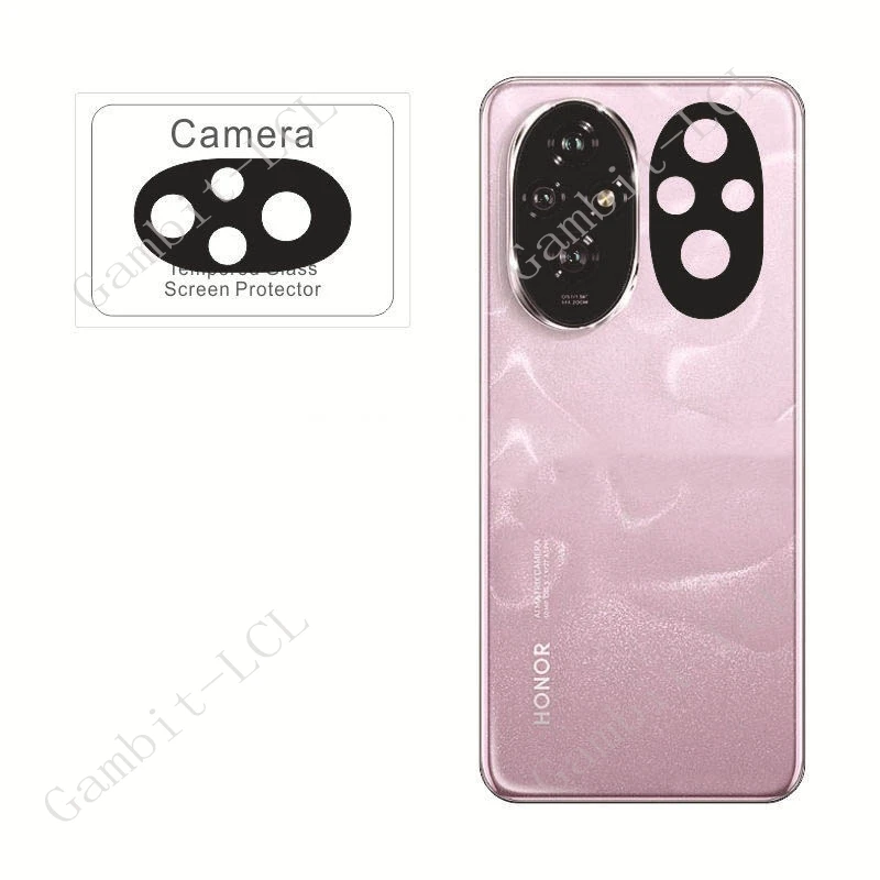 Lente de cámara Integral 3D para Honor 200 Pro, vidrio templado en Honor 200 Pro, película protectora de pantalla trasera