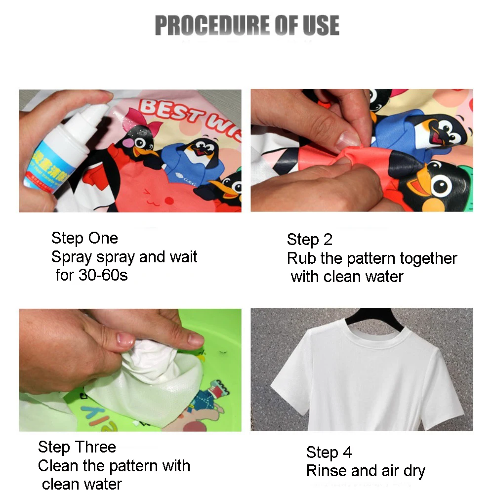 Removedor DTF de ropa, eliminador de textiles, paño limpiador DTF, eliminador de vinilo Vlr, solución líquida de limpieza de tinta para impresora - imagen 2