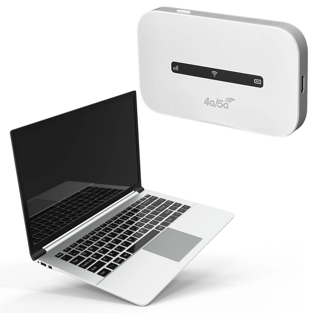 Punto de acceso WiFi portátil 4G LTE compatible con 8 a 10 usuarios enrutador de Internet inalámbrico de 150Mbps con ranura para tarjeta SIM punto de acceso móvil de bolsillo