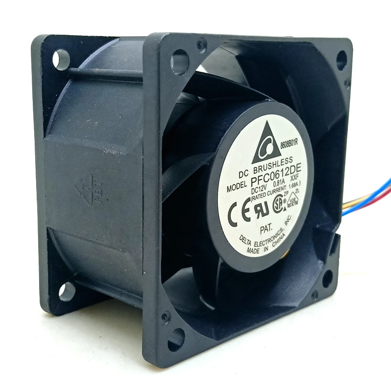 Ventilador pwm de 60mm para chasis de servidor, Enfriador de 6cm y 13500RPM para Delta 6038, 12V, pfc0612de, 60x60x38mm, ventilador de refrigeración de gran volumen violento, 1 unidad - imagen 3