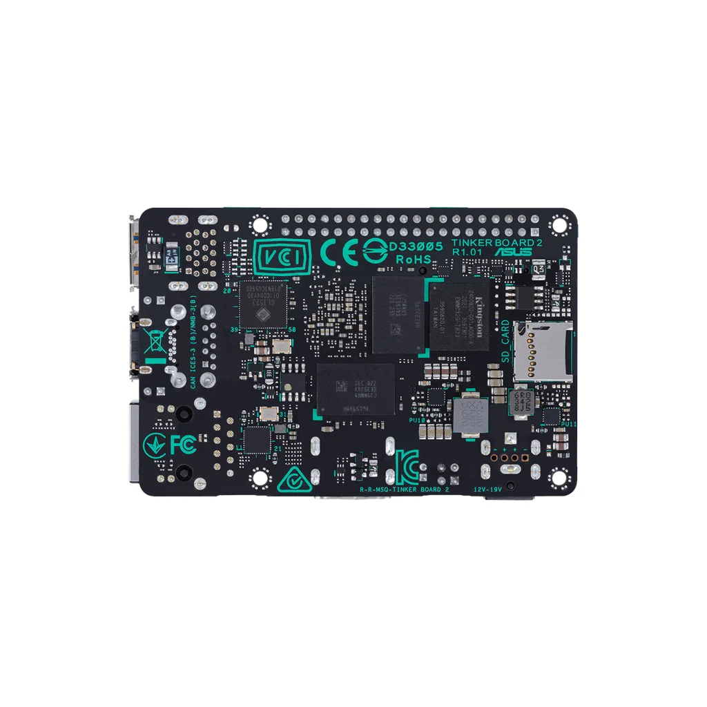 ASUS-Placa de Tinker 2S Rockchip RK3399, ordenador individual basado en brazo, SBC, compatible con Android 10, Ubuntu Tinkerboard 2S, Tinker2S - imagen 3