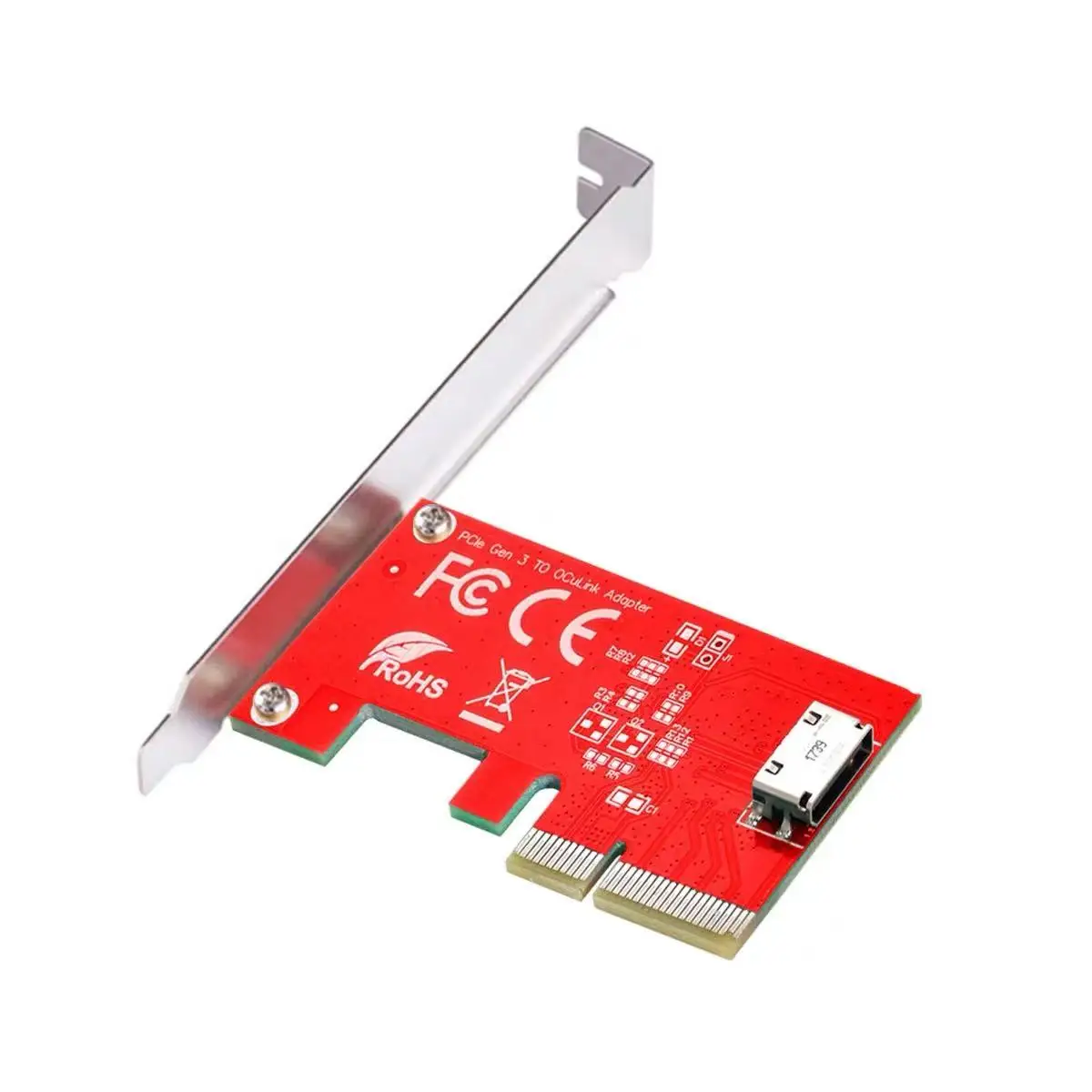 PCI-E 3.0 M.2 M-key a Oculink SFF-8612 SFF-8611 Adaptador de host para PCIe Nvme SSD 2260 2280 - imagen 5