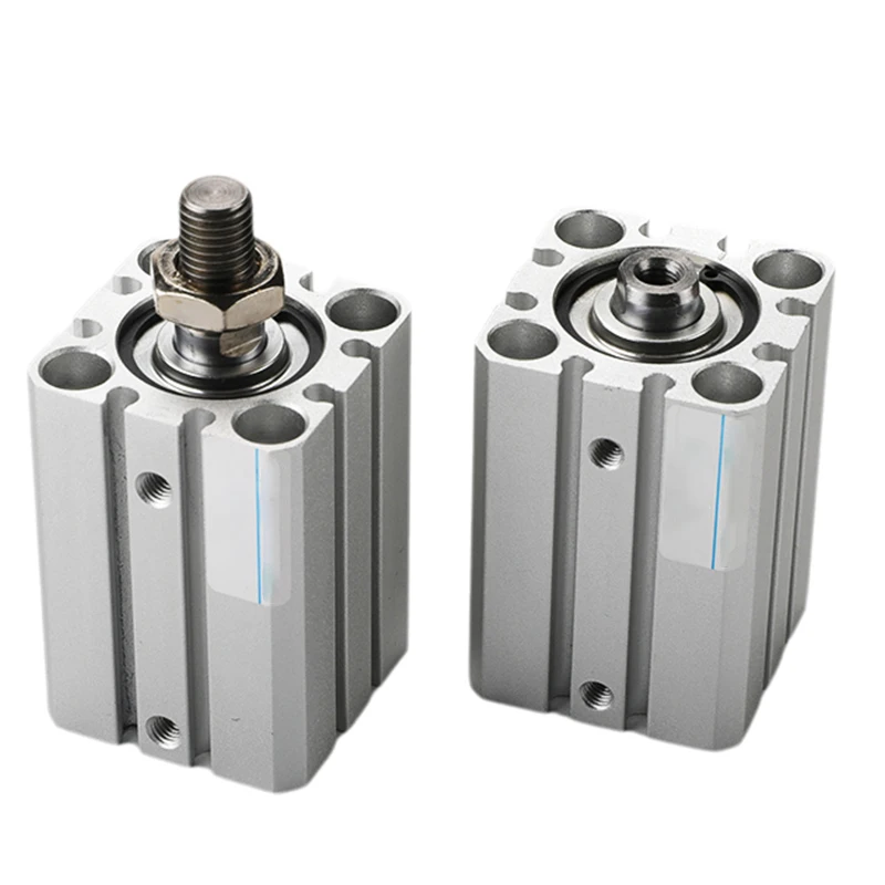 Cilindro neumático marca AFR CDQSB12-5D CQSB12-10D CDQSB16-15DM CQSB16-20D CQSB20-25D CDQSB20-30DM CDQSB25-40D CQSB25-50D