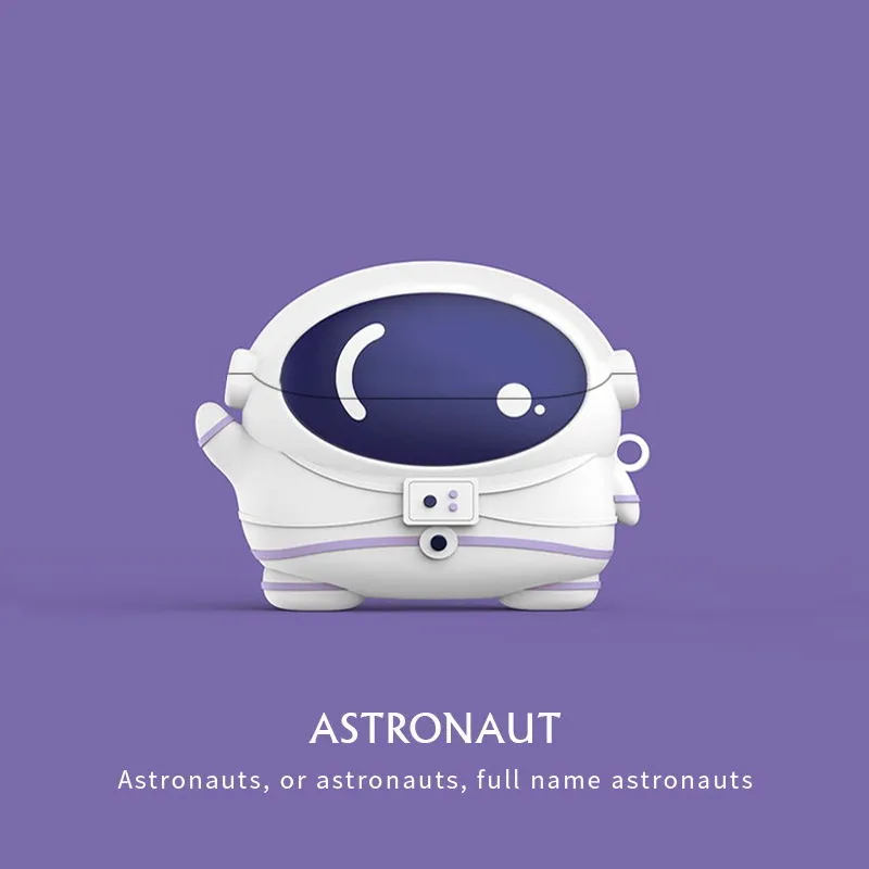 Para JBL TUNE FLEX 2 funda 3D dibujos animados astronauta lindo llavero colgante JBL TUNE FLEX carcasa protectora a prueba de golpes funda suave - imagen 2