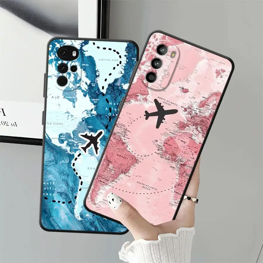 Funda de teléfono suave negra para Motorola Mot G71 G60s G50 G60 G22 Edge40 G53 G30 G52 G32 Edge 20 Pro 30 Lite G51 G73 G31 - imagen 3