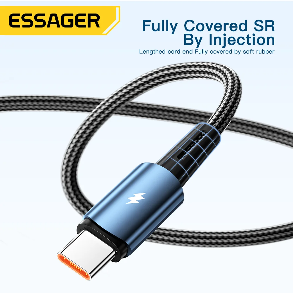 Essager Cable USB-C PD120W - Carga rapida 6A para Xiaomi 12Pro - imagen 4