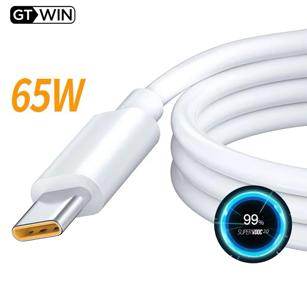 Cable USB tipo C de carga rápida, Cable de datos para Xiaomi redmi note 12 pro, Samsung, 65W - imagen 2
