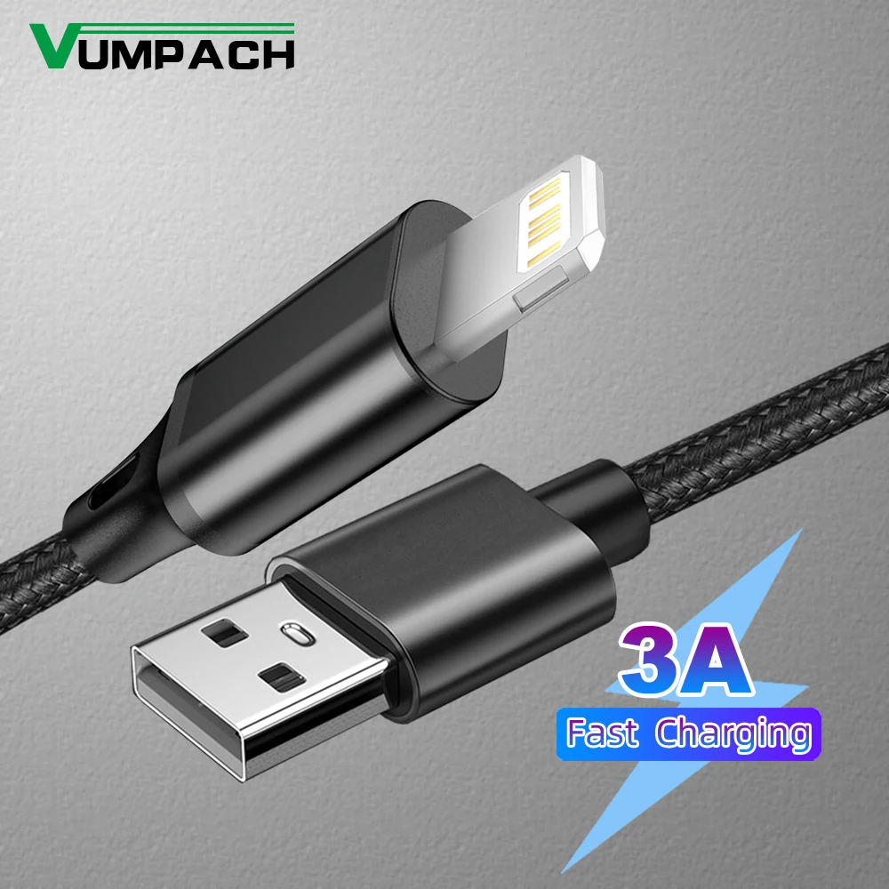 Vumpach-Cable USB tipo C para iphone, cable de carga rápida para iphone 11 12 13 pro max Xs Xr X SE 8 7 air mini