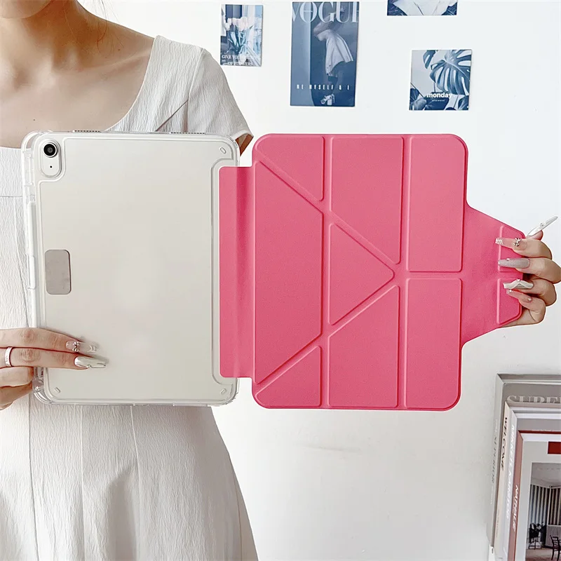 Para Mi Pad funda Xiaomi Pad 8 8Pro 7 7Pro 11,2 pulgadas Funda acrílica para tableta para Redmi Pad 2 11 "2025 Funda para dormir despierto Coque - imagen 4