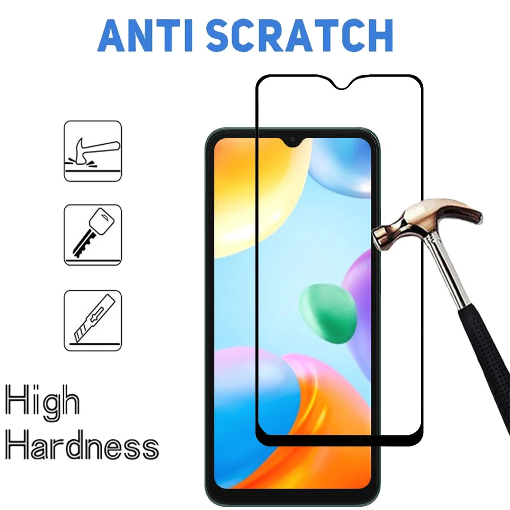 Frontal Vidrio Templado Para Xiaomi Redmi 14C 13C 10C NFC Protectores de Pantalla Redmi 12C 10 C 9C Película Protectora Redmi10C Película Redmi 10A 9A Glass Redmi 12 C película para de cámara - imagen 4
