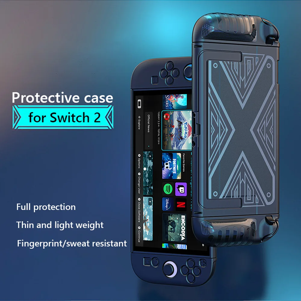 Funda protectora de TPU con agarre para Nintendo Switch 2 y accesorios Funda rígida NS2