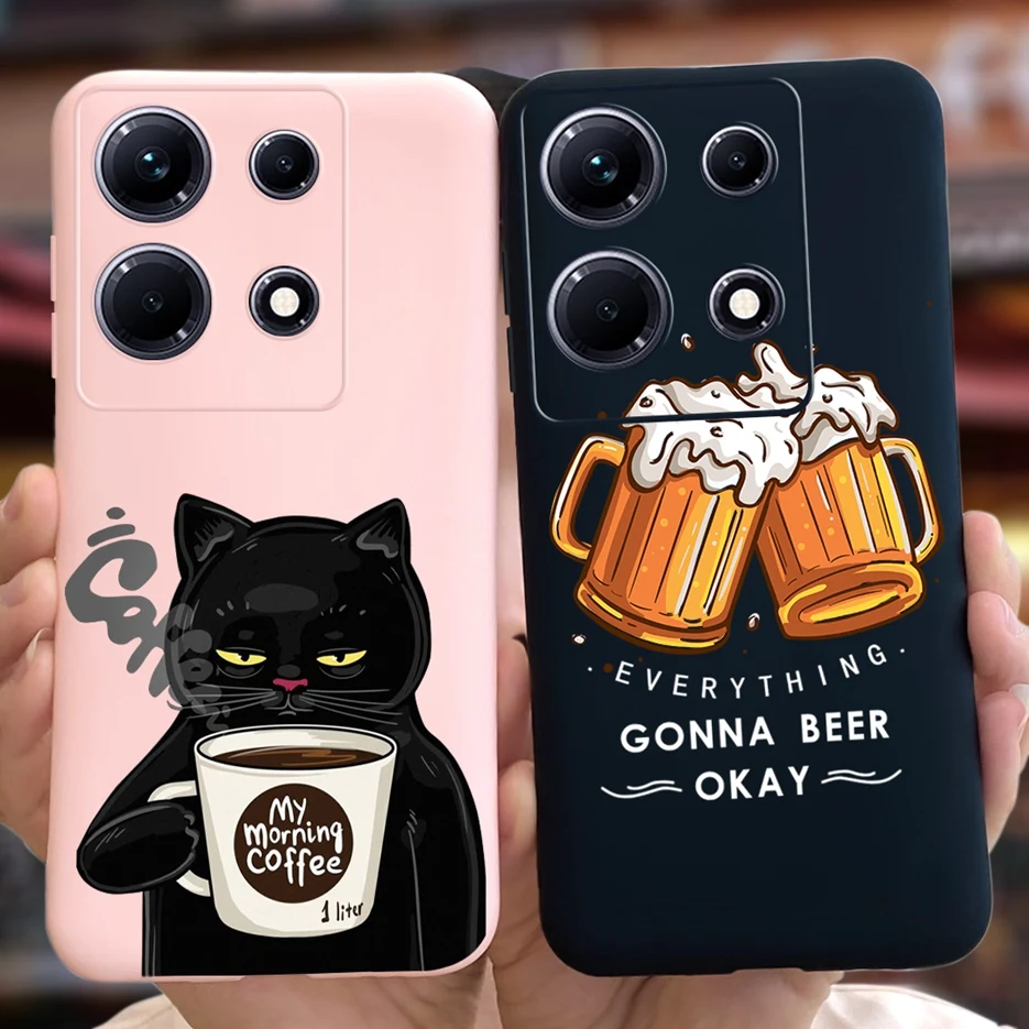 Para Infinix Note 30i funda X6716 lindas astronautas funda de dibujos animados funda de teléfono de silicona suave para Infinix Note 30 Pro Note30 VIP parachoques - imagen 2