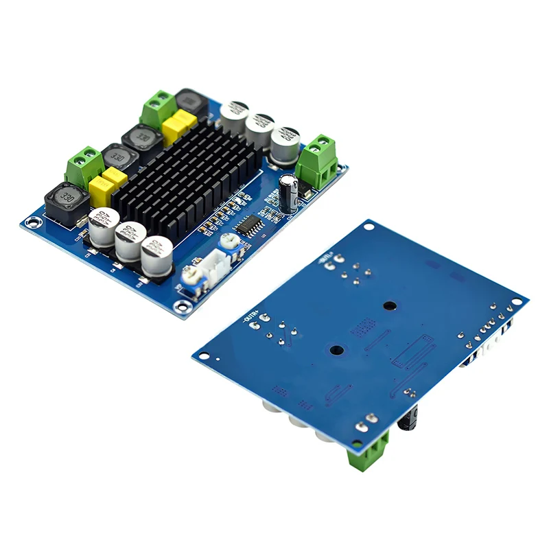 Placa amplificadora de Audio Digital de alta potencia, dispositivo estéreo de doble canal, TPA3116D2, XH-M543, Subwoofer, DC 12V, 24V, 120W x 2 - imagen 3