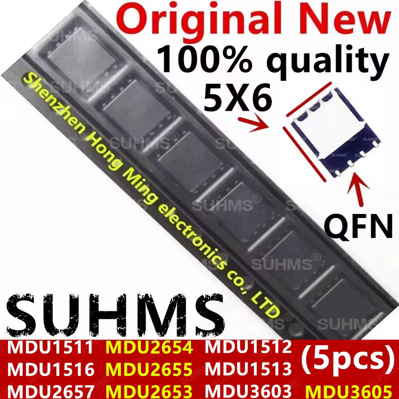 Chipset QFN-8 MDU para placa base