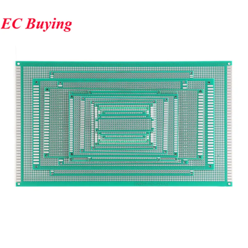 Placa de circuito impreso Universal PCB de un solo/doble cara 20*30 15*20 12*18 10*15 10*10 8*12 6*8 2*8 4*6 7*9CM placa de placa de pruebas - imagen 5