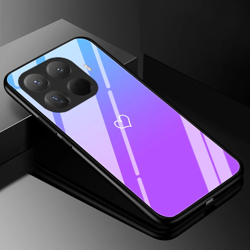 Funda de teléfono de vidrio templado para Xiaomi 15T Pro 5G, funda dura de lujo para PC, parachoques trasero para Xiaomi 15T 15TPro Mi 15TPro - imagen 4