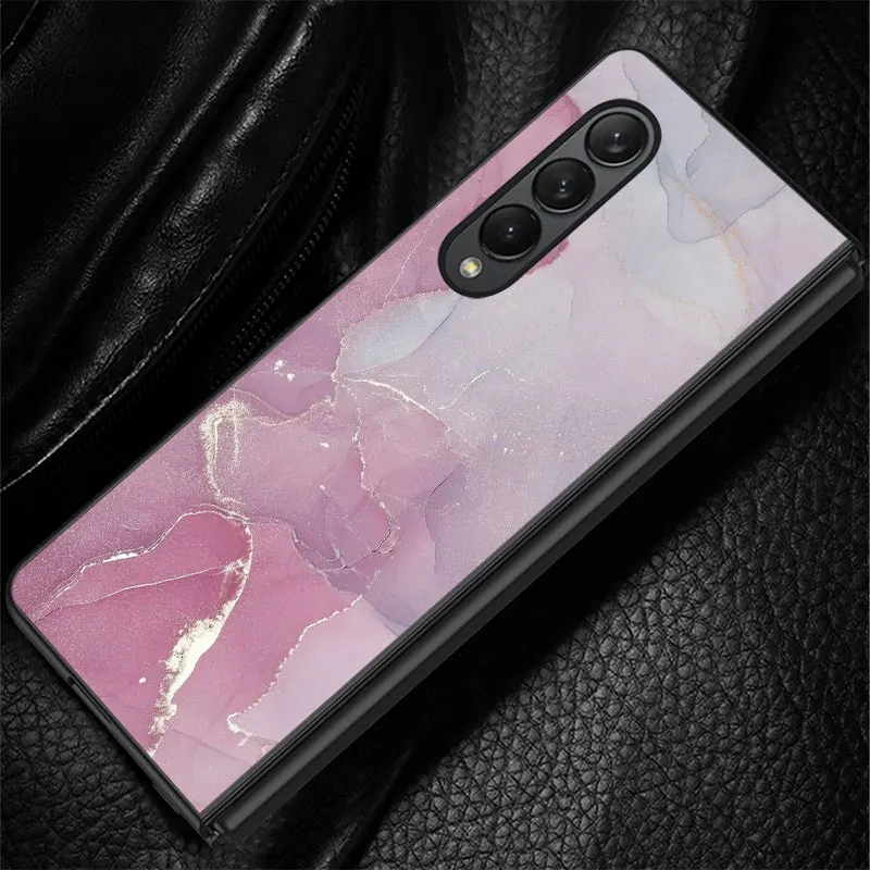 Funda de mármol de granito para Samsung Galaxy Z Fold3 Z Fold4 5G Z Fold5 5G Z Fold6 ZFold4, Fundas a prueba de golpes, Funda protectora - imagen 2