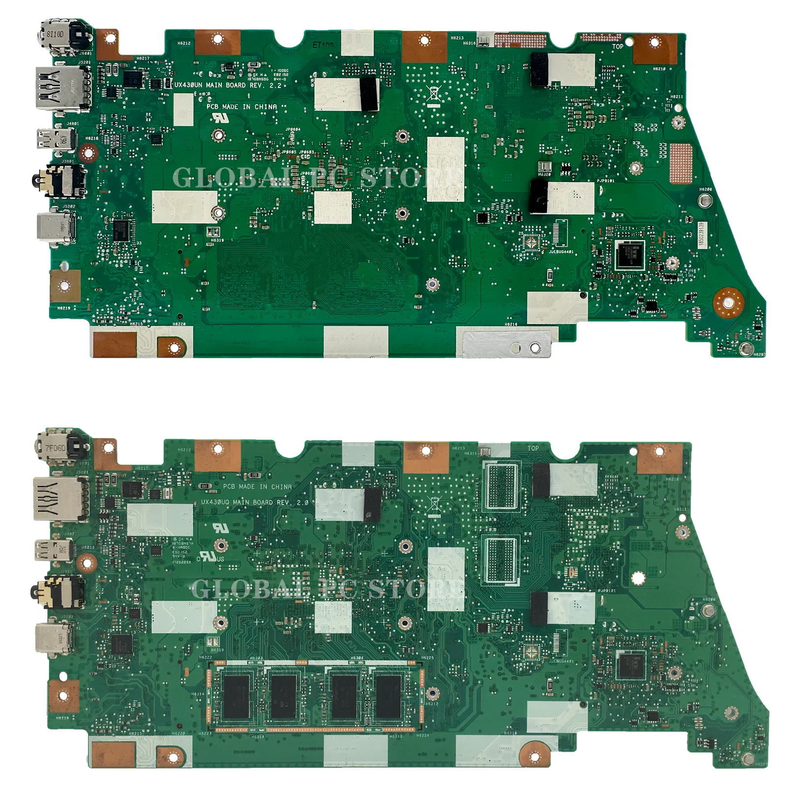 Placa base KEFU UX430UN para ASUS UX430 UX430UQ RX430UQ BX430UQ RX430UN BX430UN UX430UNR UX430UA placa base para ordenador portátil - imagen 3