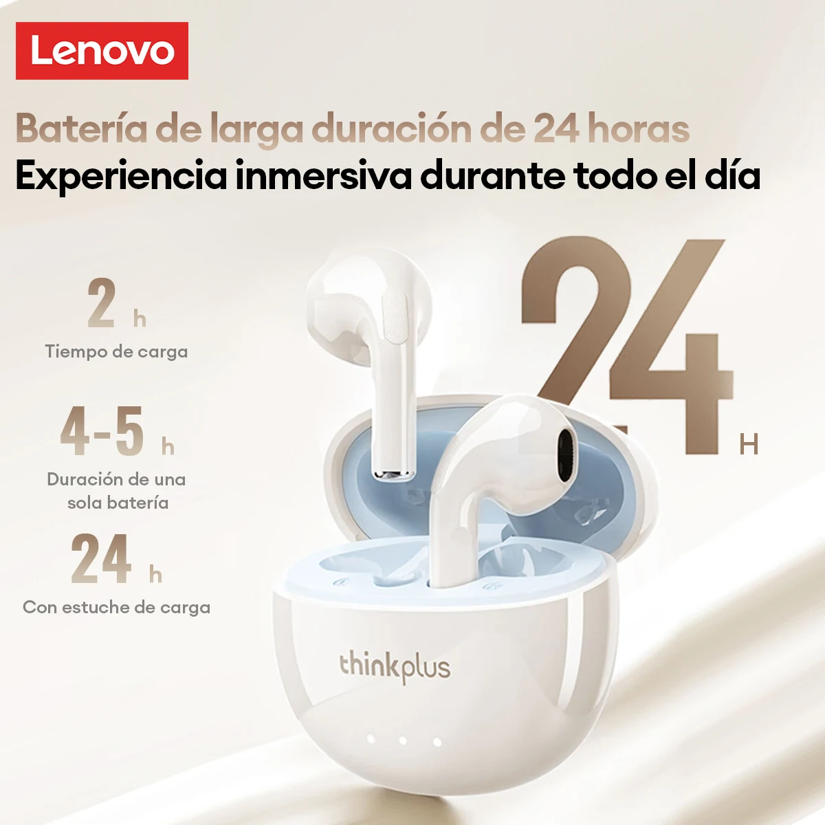 Choice Lenovo LP2 Pro auriculares inalámbricos Bluetooth 5,4 auriculares para juegos de baja latencia auriculares deportivos de llamada HD de alta calidad con micrófono - imagen 2