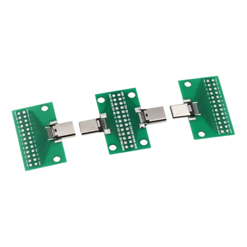 Adaptador PCB USB-C de Prueba 24P 2,54 mm Macho y Hembra Fiabilidad - imagen 3
