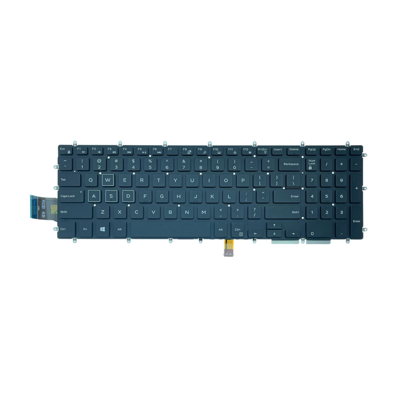 Teclado retroiluminado RGB para portátil Dell, reemplazo de PC portátil, G3, 3590, 3579, 3779, G5, 5587, 5590, G7, 7588, 7590, 7790, nuevo, EE. UU. - imagen 2