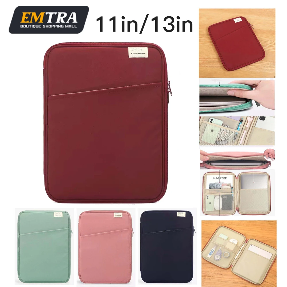 Funda de bolso para tableta EMTRA de 7-13 pulgadas para IPad Air 4 5 Pro 11 Mini 5 6 funda para IPad para XiaoMi 5 Samsung Lenovo bolsas a prueba de golpes - imagen 2